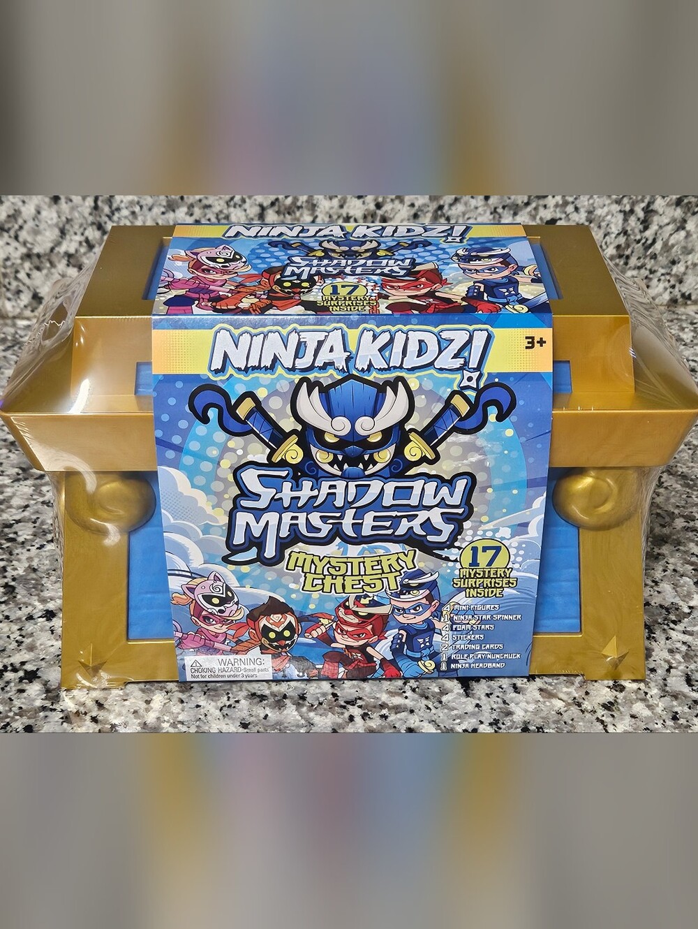 NIB Ninja Kidz Shadow Masters Mystery Chest Kids Suprise Toys